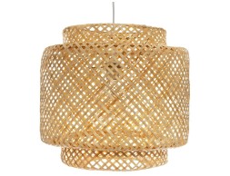 Lámpara De Techo Colgante Bambú Liby Natural