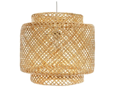 Lámpara De Techo Colgante Bambú Liby Natural