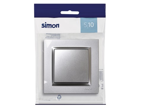 Conmutador Cruce Simon 10 Aluminio