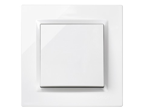 Conmutador Cruce Simon 10 Blanco