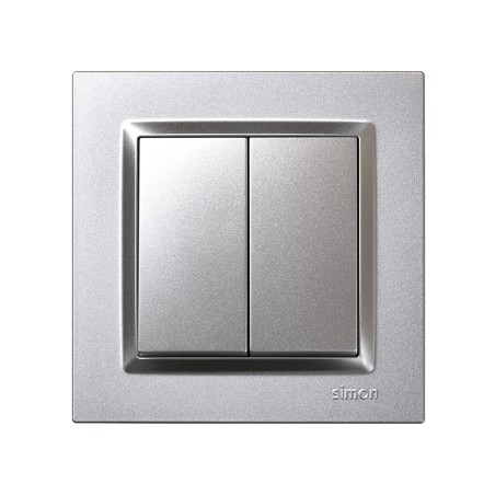 Interruptor Commutador Doble Simon 10 Alumini