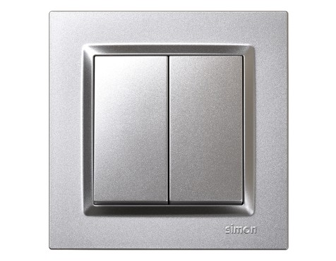 Interruptor Commutador Doble Simon 10 Alumini