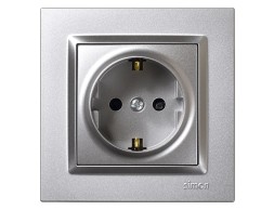 Enchufe Schuko Simon 10 Aluminio