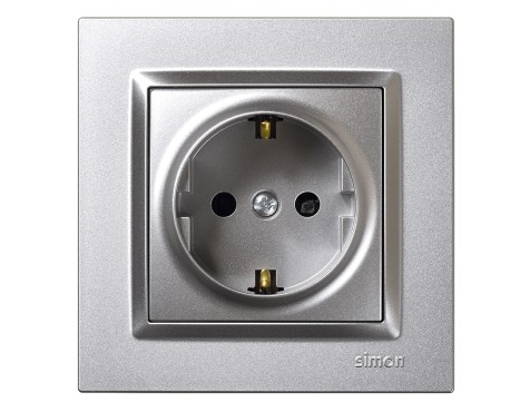 Enchufe Schuko Simon 10 Aluminio