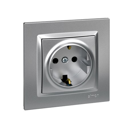 Enchufe Schuko Simon 10 Aluminio