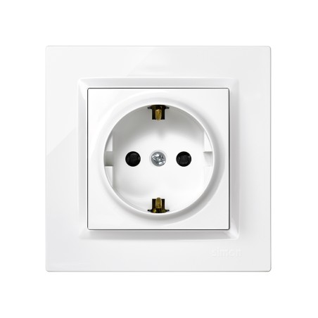 Enchufe Schuko Simon 10 Blanco