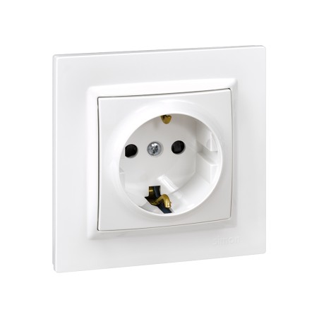 Enchufe Schuko Simon 10 Blanco