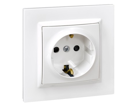 Enchufe Schuko Simon 10 Blanco