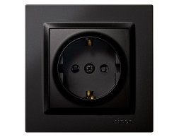 Endoll Schuko Simon 10 Negre