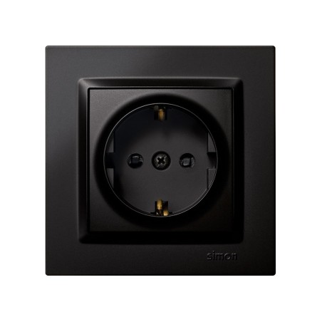 Endoll Schuko Simon 10 Negre