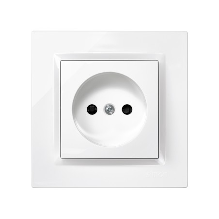 Enchufe Bipolar Simon 10 Blanco