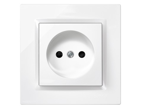 Enchufe Bipolar Simon 10 Blanco