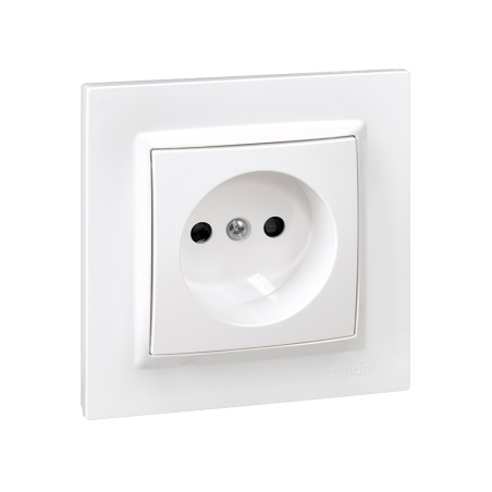 Enchufe Bipolar Simon 10 Blanco