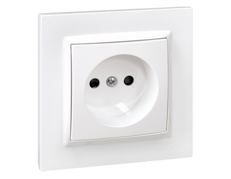 Enchufe Bipolar Simon 10 Blanco