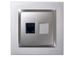 Presa Telèfon rj45 Simon 10 Alumini