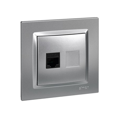 Presa Telèfon rj45 Simon 10 Alumini