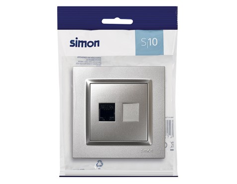 Presa Telèfon rj45 Simon 10 Alumini