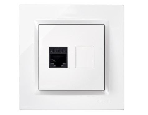 Presa Telèfon rj45 Simon 10 Blanc