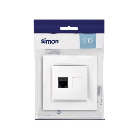 Presa Telèfon rj45 Simon 10 Blanc
