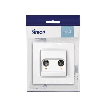 Toma Tv Intermedia Simon 10 Blanc
