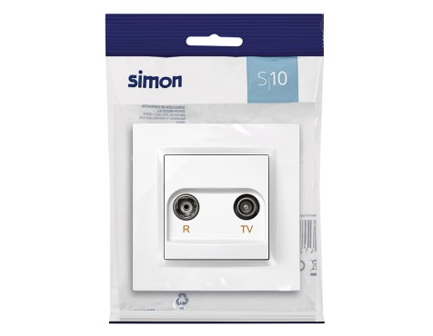 Toma Tv Intermedia Simon 10 Blanc