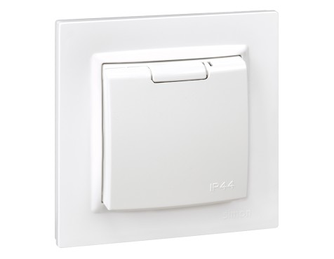 Enchufe Schuko Monobloc Simon 10 Blanco