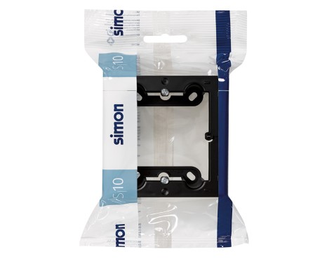 Caja De Superficie Simon 10 Negra