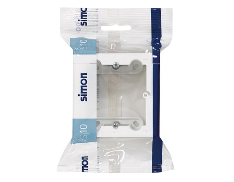 Caja De Superficie Simon 10 Blanca