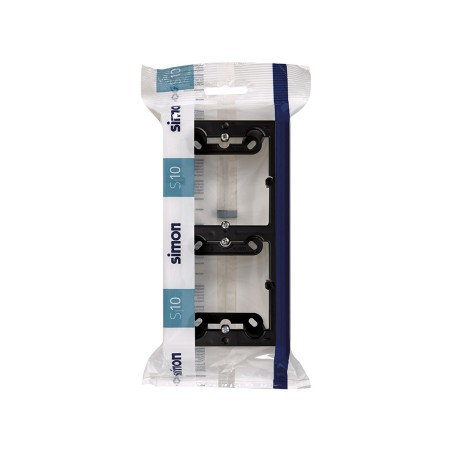 Caixa Doble De Superfície Simon 10 Negre