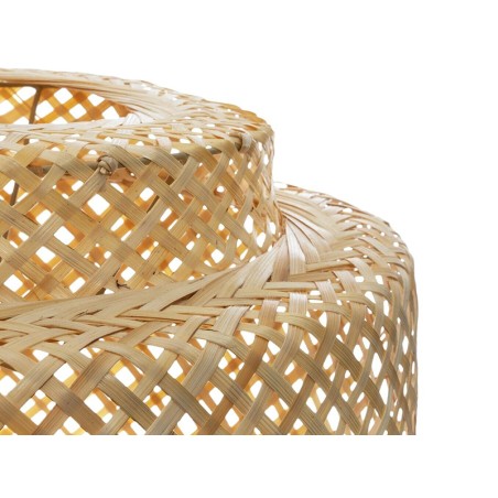 Lámpara De Techo Colgante Bambú Liby Natural