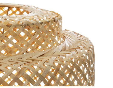 Lámpara De Techo Colgante Bambú Liby Natural