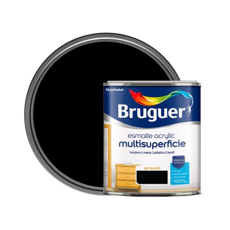 Esmalte Acrílico Bruguer Negro