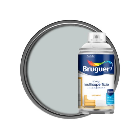 Spray Esmalte Acrílico Bruguer Gris Suave