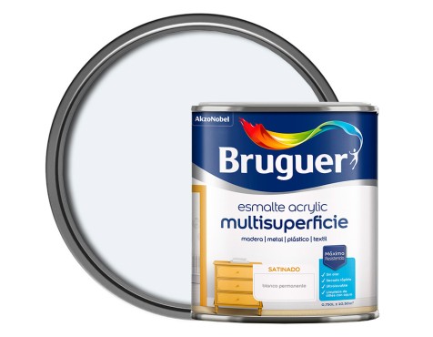Esmalte Acrílico Bruguer Gris Niebla