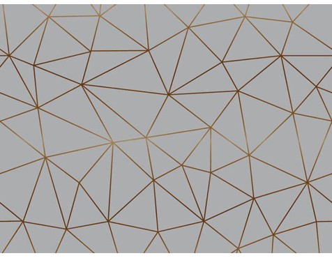 Vinilo Adhesivo Geométrico Tico Gold