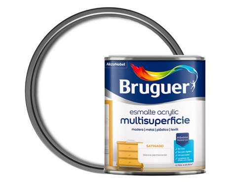 Esmalte Acrílico Bruguer Blanco Permanente