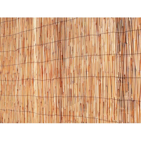 Cañizo De Ocultación Bambú Natural Pelado