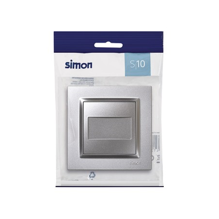 Tapa Ciega Simon 10 Aluminio