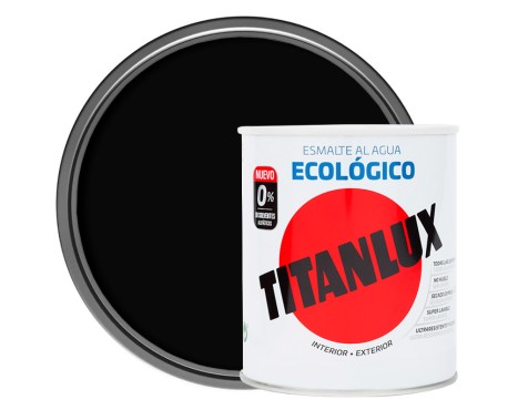 Esmalte Ecológico Titanlux Al Agua Negro