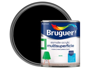 ESMALTE ACRÍLICO BRUGUER NEGRO