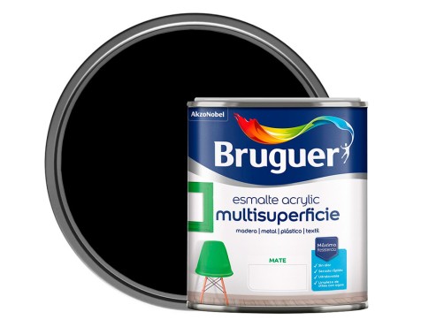 Esmalte Acrílico Bruguer Negro
