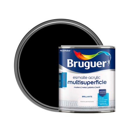 Esmalte Acrílico Bruguer Negro