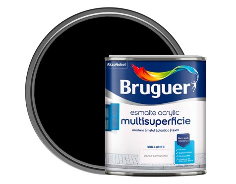 Esmalte Acrílico Bruguer Negro