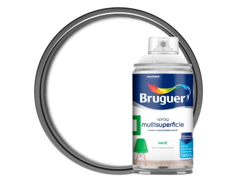 Spray Esmalte Acrílico Bruguer Blanco
