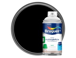 Spray Esmalte Acrílico Bruguer Negro