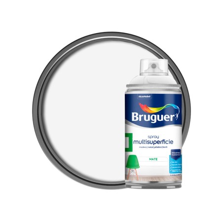 Spray Esmalte Acrílico Bruguer Gris Niebla
