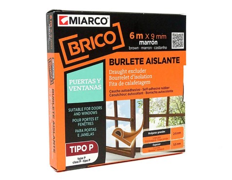 Rivet Cautxú Tipus P Marró