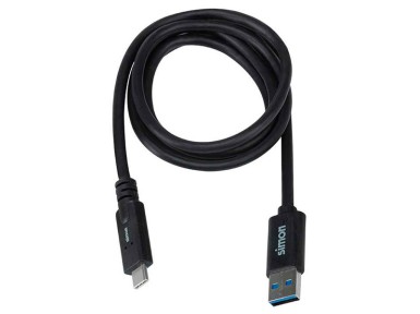 CABLE USB 3.1 A - USB C NEGRO