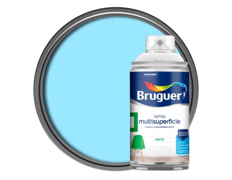 Spray Esmalte Acrílico Bruguer Azul Pastel