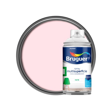 Spray Esmalte Acrílico Bruguer Rosa Pastel